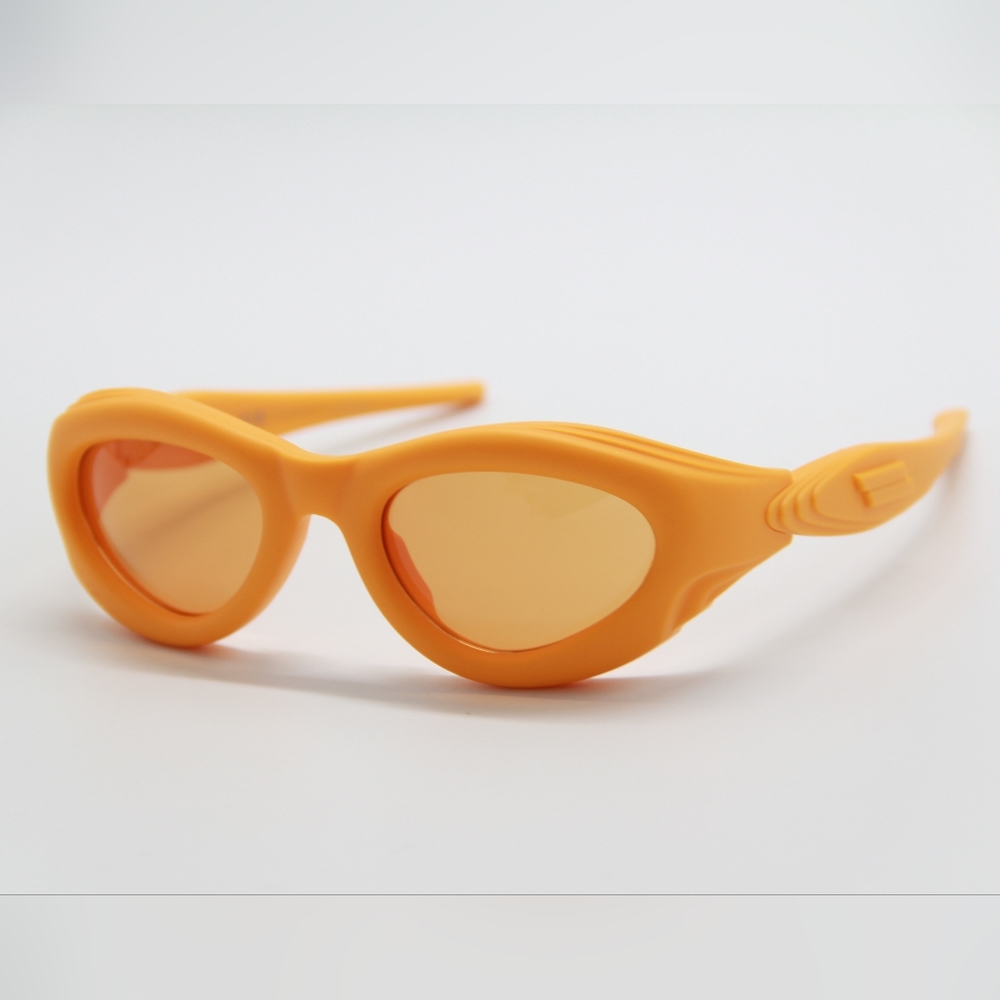 NEW BV1162S 004 BOTTEGA VENETA ORANGE UNISEX  SUNGLASSES - Picture 3 of 13